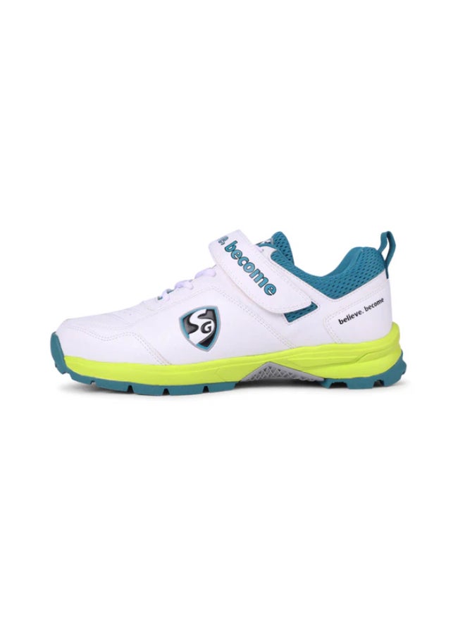 SG CENTURY 6.0 Cricket Shoes (White/Sea Green/Fluo Green) - UK-11 - Image 1